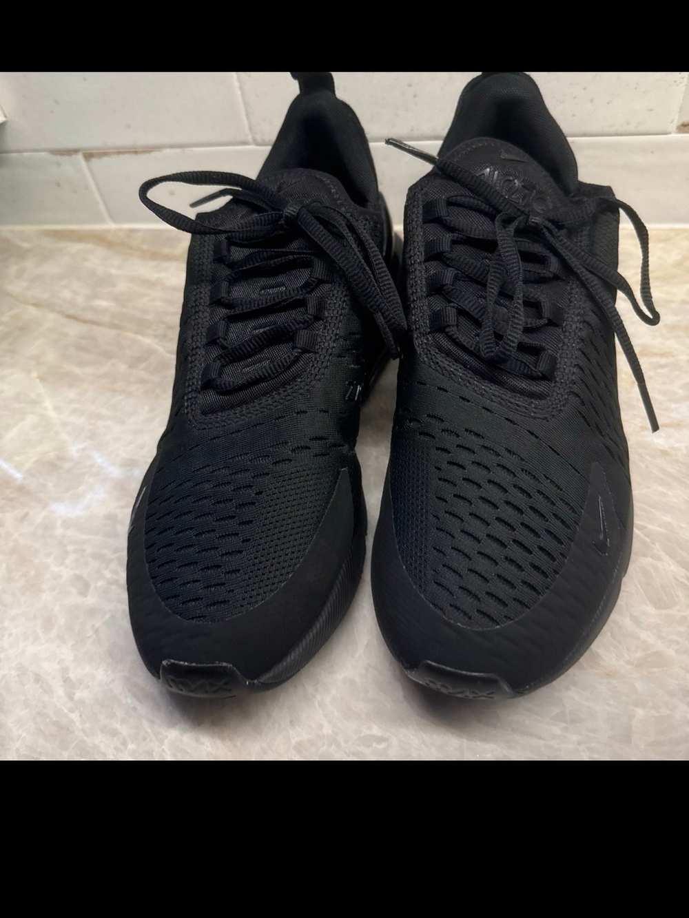 Women's Black Athletic Running Sneakers